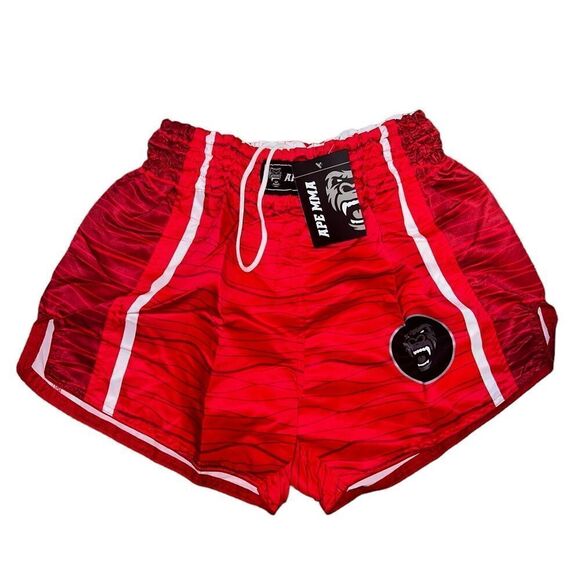 Men gym shorts MMM Fight Kick Boxing Shorts UFC Cage Fight Retro size 2xl New - Picture 11 of 12